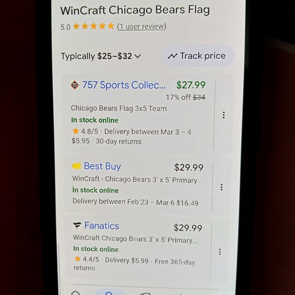 Chicago Bears Flag - Picture 5 of 5